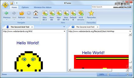 9&10、老版本的Internet Explorer