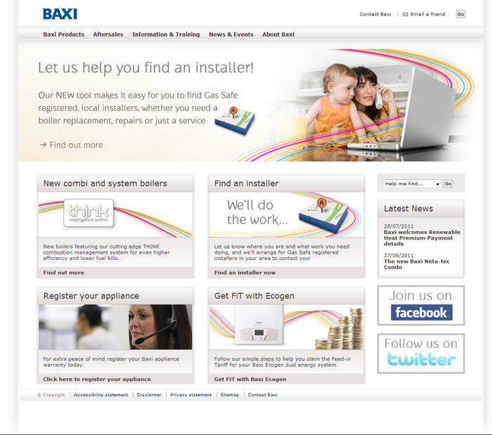 baxi中國(guó) 網(wǎng)站改版 網(wǎng)站設(shè)計(jì) www.jzztb.org.cn