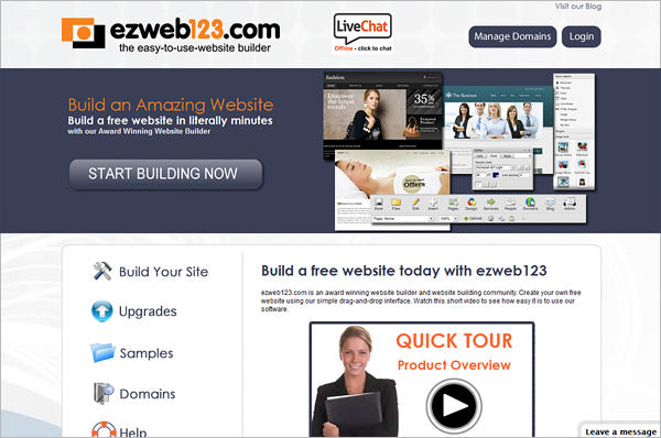 ezweb123免費網(wǎng)站建設者