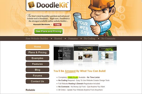 doodlekit免費網(wǎng)站建設者