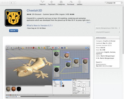 05_app_cheetah_3d 排名前20位的Mac App Store應(yīng)用程序平面設(shè)計(jì)師。